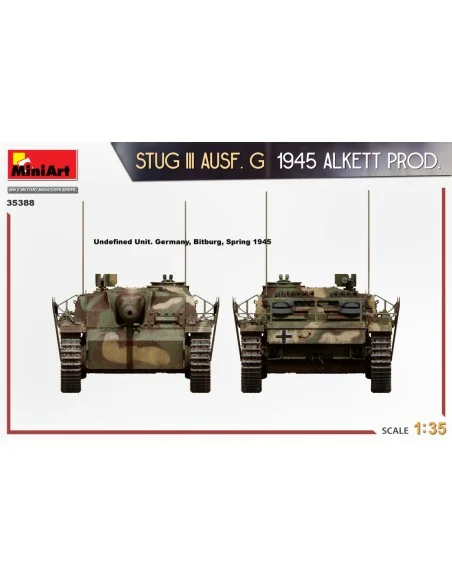 StuG III Ausf. G 1945 Alkett Prod., 1/35 - MiniArt 35388