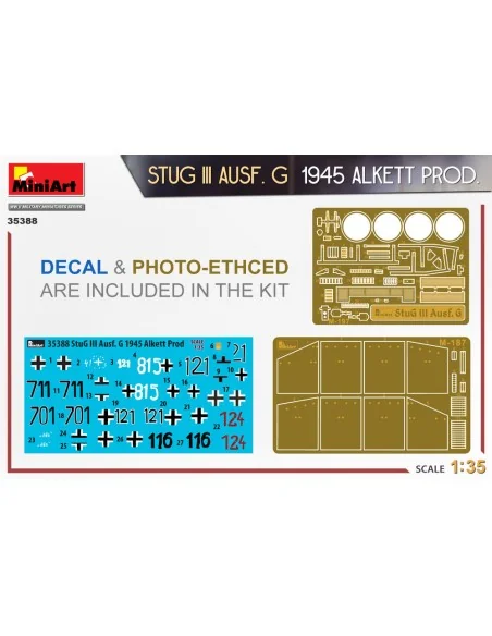 StuG III Ausf. G 1945 Alkett Prod., 1/35 - MiniArt 35388