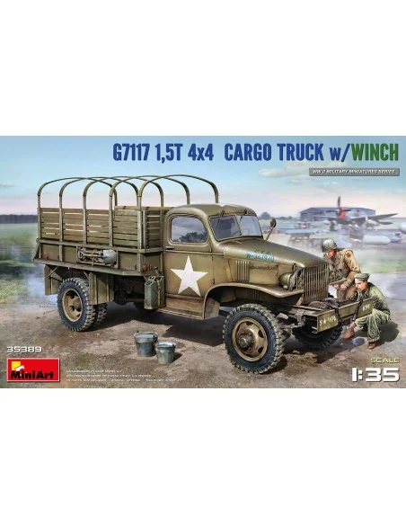1, 5t 4x4 G7117 Cargo Truck w/Winch, 1/35 - MiniArt 35389
