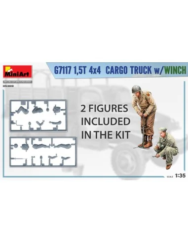 1, 5t 4x4 G7117 Cargo Truck w/Winch, 1/35 - MiniArt 35389