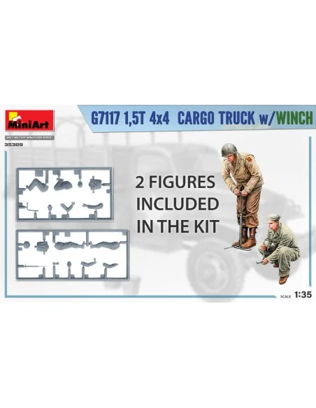[NO_DESC] 1, 5t 4x4 G7117 Cargo Truck w/Winch, 1/35 - MiniArt 35389