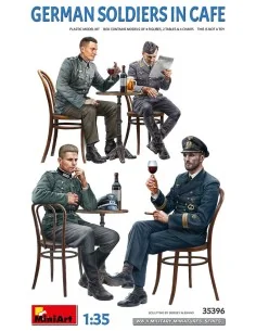 German Soldiers in Cafe, 1/35 - MiniArt 35396