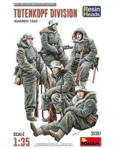 Totenkopf Division. Kharkov 1943. Resin Heads, 1/35 - MiniArt 35397