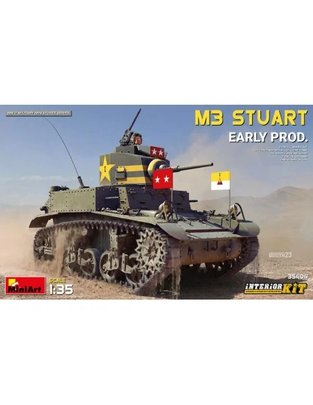 M3 Stuart Early Prod. Interior Kit, 1/35 - MiniArt 35404
