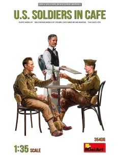 U.S. Soldiers in Cafe, 1/35 - MiniArt 35406