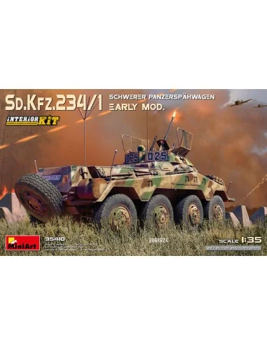 Sd.Kfz.234/1 Schwerer Panzersp?hwagen (2 cm). Early Mod. Interior K...