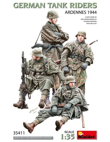 German Tank Riders (Ardennes 1944), 1/35 - MiniArt 35411