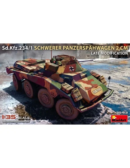 Sd.Kfz.234/1 Schwerer Panzersp?hwagen (2 cm). Late Mod, 1/35 - Mini...