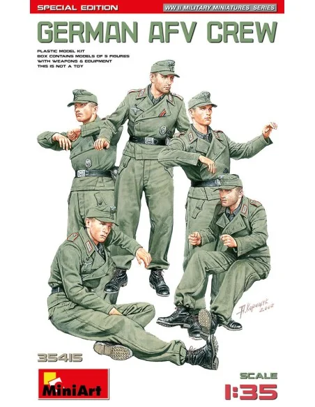 German AFV Crew. Special Edition, 1/35 - MiniArt 35415