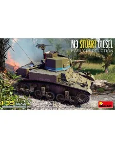 [NO_DESC] M3 Stuart Diesel Early Prod., 1/35 - MiniArt 35417