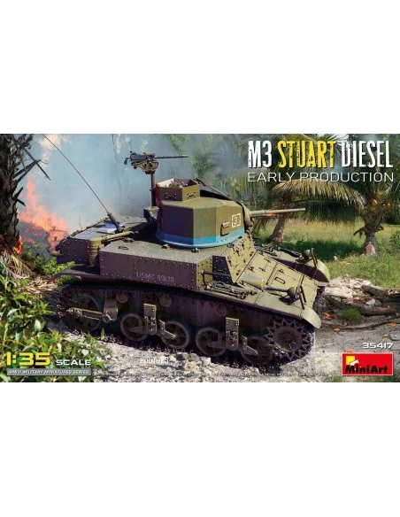 M3 Stuart Diesel Early Prod., 1/35 - MiniArt 35417