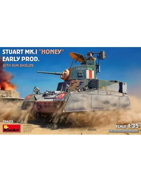 Stuart Mk.I Honey Early Prod. w/Sun Shields, 1/35 - MiniArt 35423