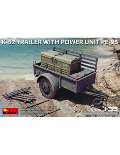 K-52 Trailer w/Power Unit PE-95, 1/35 - MiniArt 35426