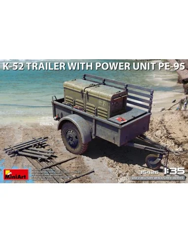 K-52 Trailer w/Power Unit PE-95, 1/35 - MiniArt 35426
