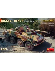[NO_DESC] Sd.Kfz. 234/4 Schwerer Panzerspahwagen 7, 5 cm. Interior ...