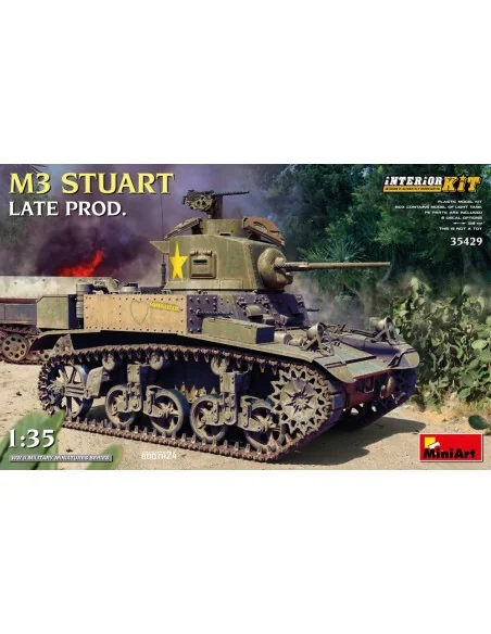 M3 Stuart Late Prod. Interior Kit, 1/35 - MiniArt 35429