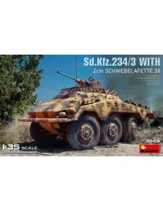 Sd.Kfz.234/3 with 2cm Schwebelafette 38., 1/35 - MiniArt 35431