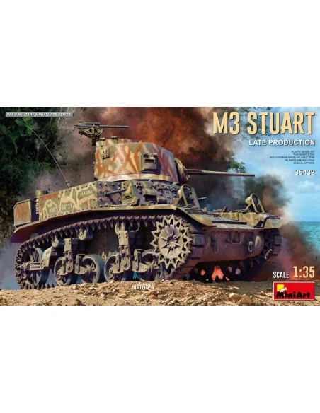 M3 Stuart Light Tank. Late Prod., 1/35 - MiniArt 35432