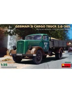 German 3t Cargo Truck 3, 6-36S. Pritsche-Normal-Type. Military Serv...