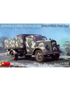 German 3t Cargo Truck 3, 6-36S Early Prod. PmQ-Type, 1/35 - MiniArt...
