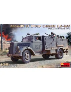 German 3t Troop Carrier 3, 6-36S Radkasten-Normal-Type, 1/35 - Mini...