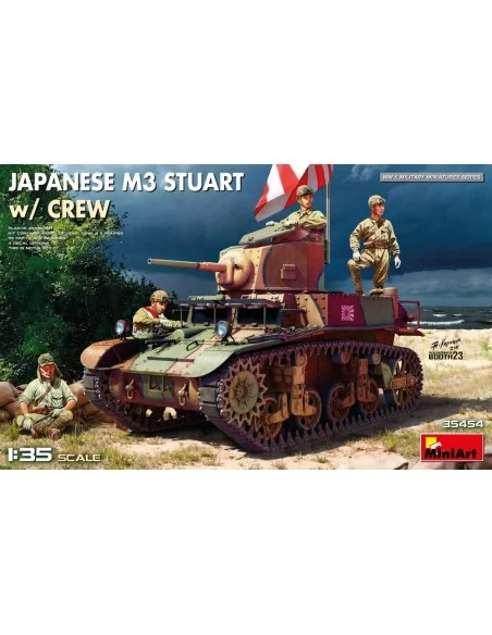 Japanese M3 Stuart w/ Crew, 1/35 - MiniArt 35454