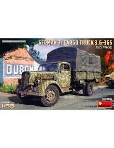 German 3t Cargo Truck 3, 6-36S Mid Prod, 1/35 - MiniArt 35456