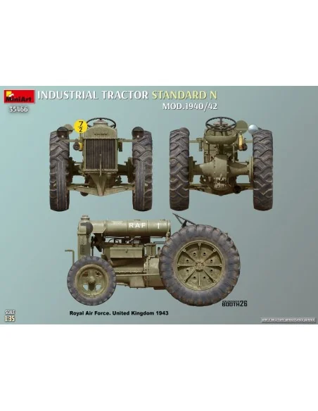 Standard N Industrial Tractor. Mod.1940/42, 1/35 - MiniArt 35466