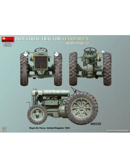 Standard N Industrial Tractor. Mod.1940/42, 1/35 - MiniArt 35466