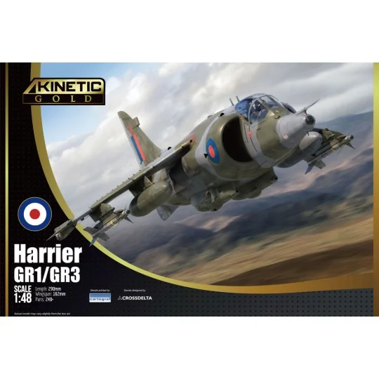 HARRIER GR1/GR3, 1/48 - KINETIC K48060
