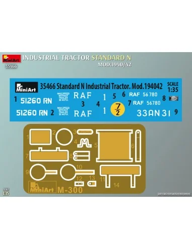 Standard N Industrial Tractor. Mod.1940/42, 1/35 - MiniArt 35466