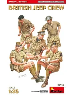 British Jeep Crew. Special Edition, 1/35 - MiniArt 35469