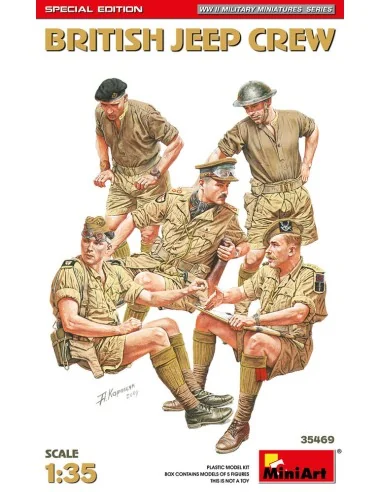 British Jeep Crew. Special Edition, 1/35 - MiniArt 35469