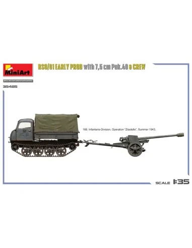 RSO/01 Early Prod. with 7, 5 cm Pak.40 & Crew, 1/35 - MiniArt 35485