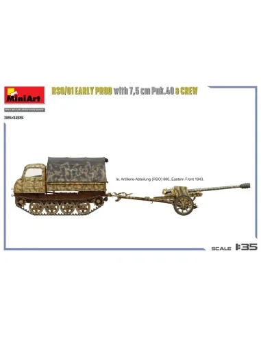 RSO/01 Early Prod. with 7, 5 cm Pak.40 & Crew, 1/35 - MiniArt 35485