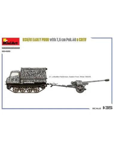 RSO/01 Early Prod. with 7, 5 cm Pak.40 & Crew, 1/35 - MiniArt 35485