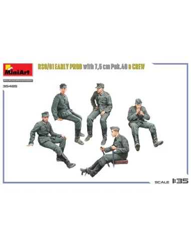 RSO/01 Early Prod. with 7, 5 cm Pak.40 & Crew, 1/35 - MiniArt 35485