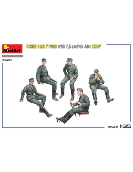 RSO/01 Early Prod. with 7, 5 cm Pak.40 & Crew, 1/35 - MiniArt 35485
