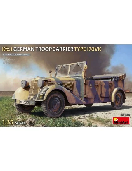 Kfz.1 German Troop Carrier Type 170VK, 1/35 - MiniArt 35486