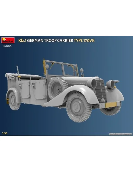 Kfz.1 German Troop Carrier Type 170VK, 1/35 - MiniArt 35486