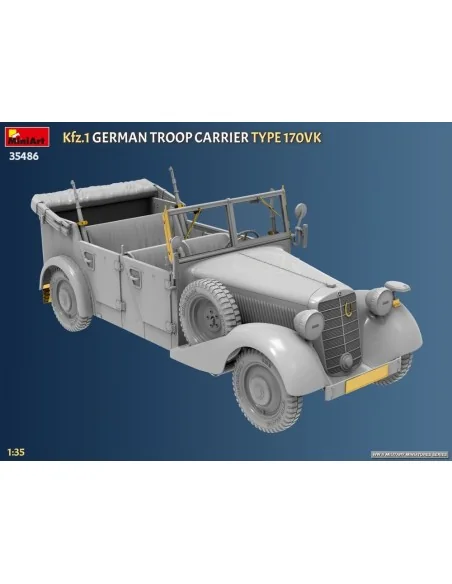 Kfz.1 German Troop Carrier Type 170VK, 1/35 - MiniArt 35486