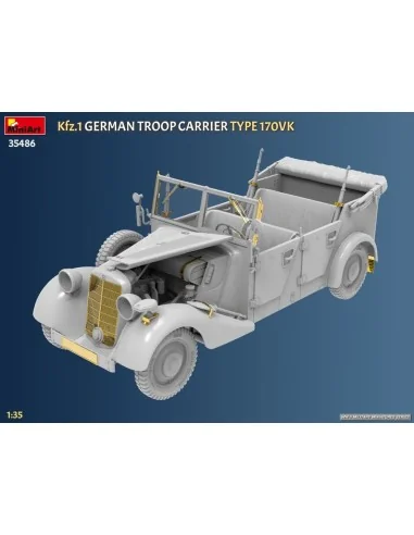 [NO_DESC] Kfz.1 German Troop Carrier Type 170VK, 1/35 - MiniArt 35486
