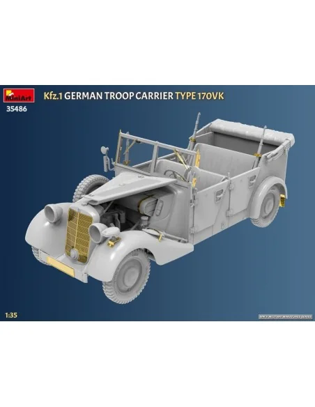 Kfz.1 German Troop Carrier Type 170VK, 1/35 - MiniArt 35486