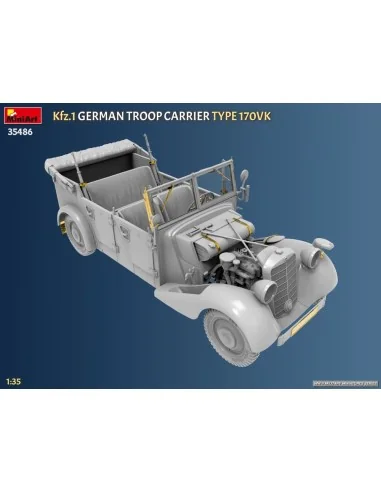 [NO_DESC] Kfz.1 German Troop Carrier Type 170VK, 1/35 - MiniArt 35486