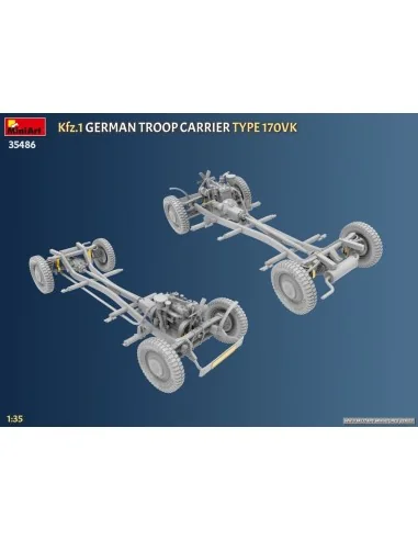 Kfz.1 German Troop Carrier Type 170VK, 1/35 - MiniArt 35486