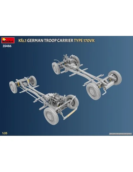[NO_DESC] Kfz.1 German Troop Carrier Type 170VK, 1/35 - MiniArt 35486