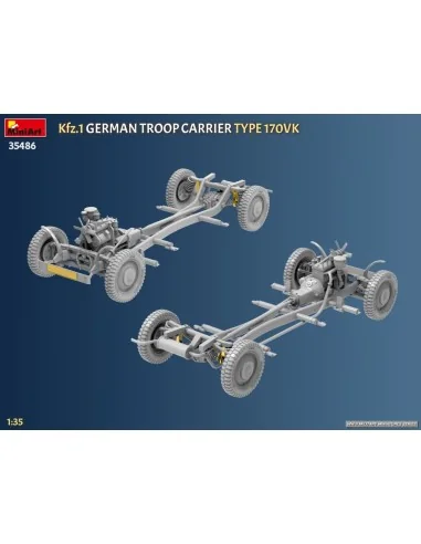 Kfz.1 German Troop Carrier Type 170VK, 1/35 - MiniArt 35486