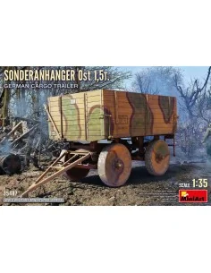 Sonderanhanger Ost 1, 5t. German Cargo Trailer, 1/35 - MiniArt 35487