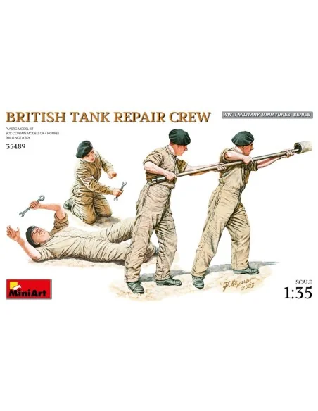 British Tank Repair Crew, 1/35 - MiniArt 35489