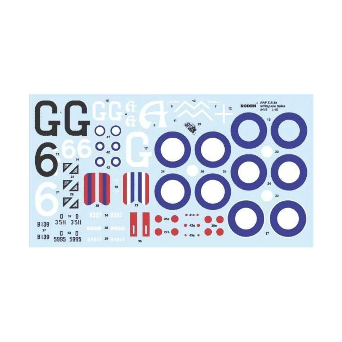 RAF S.E.5a w/ Hispano Suiza - Roden 419